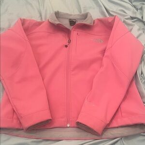 The North Face Vibrant Pink Softshell Jacket